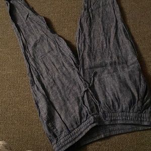 Old Navy blue tapered pant